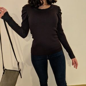 Long sleve bodycon knit sweater